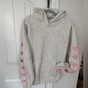 Dandy “Heart on My Sleeve” Lux Hoodie in Heather Gray
